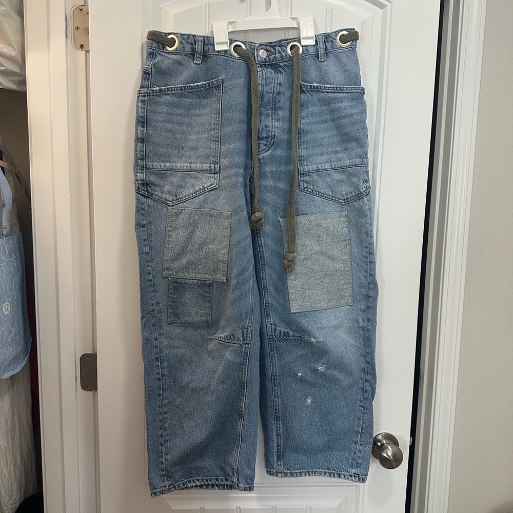 We The Free Moxie Pull On Barrel Jeans - Picture 2 of 12